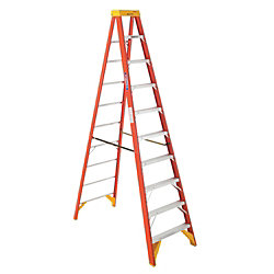 Ladder 10'"A"Frame Fiberglass