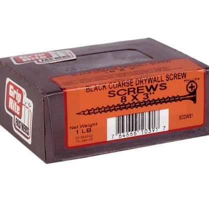 Drywall Screws 2 1/2" Course Thread 1 lb