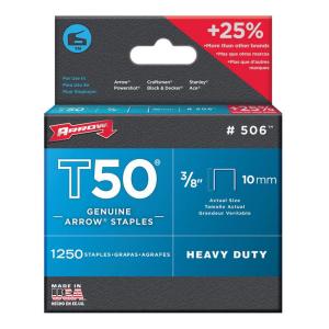 Staples 3/8" 10mm T50