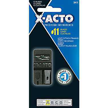 X-Acto 15pk Blades #11