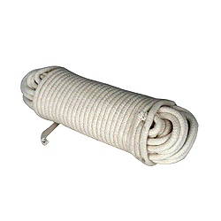 Sash Cord 3/8"X100' White #12