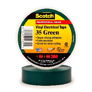Electrical Tape 3/4"X66' 3M Green