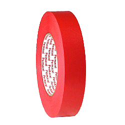 Paper Tape 1"X60yds Red