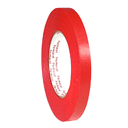 Paper Tape 1/2"X60yds Red