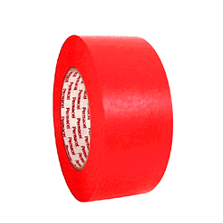 Paper Tape 2"X60yds Red