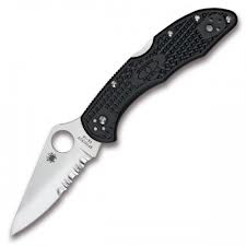 Spyderco Delica 4 Blk Combo #C11PABk