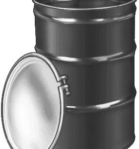 Water Barrel 30 Gal Steel Drum