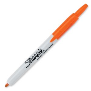 Sharpie Retract Fine Pt Orange