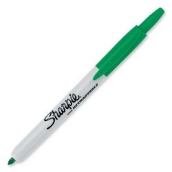 Sharpie Retract Fine Pt. Green