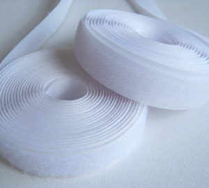 Velcro 1"X 5' White Hook & Loop