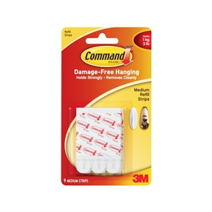 Command Refill Strips Medium 9pk