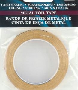 Metal Foil Tape 1/4"x16 "Brass"
