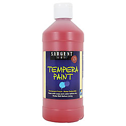 Tempera Paint Red 16oz