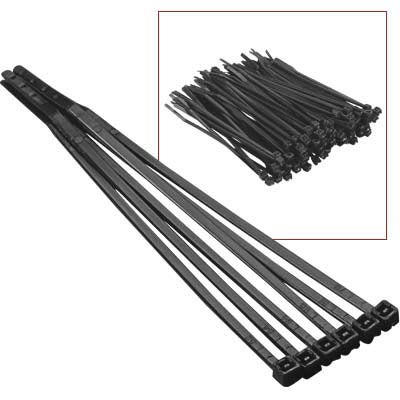 Zip Ties Blk 4" 100 Pack
